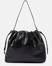 The Row Borsa a spalla Angy in pelle Nero