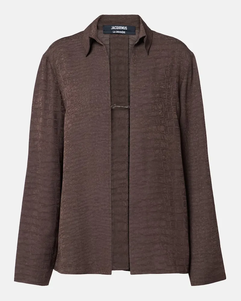 Jacquemus Top Notte Marrone