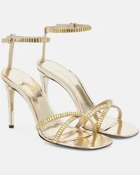 Victoria Beckham Sandali con cristalli Oro