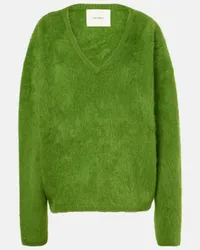 Lisa Yang Pullover Margareta in cashmere Verde