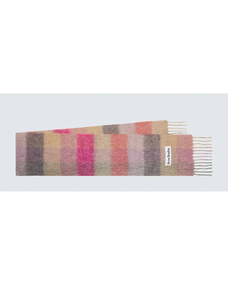 Acne Studios Sciarpa in misto alpaca Multicolore