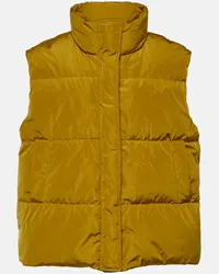 Max Mara The Cube - Piumino senza maniche Taffil Giallo