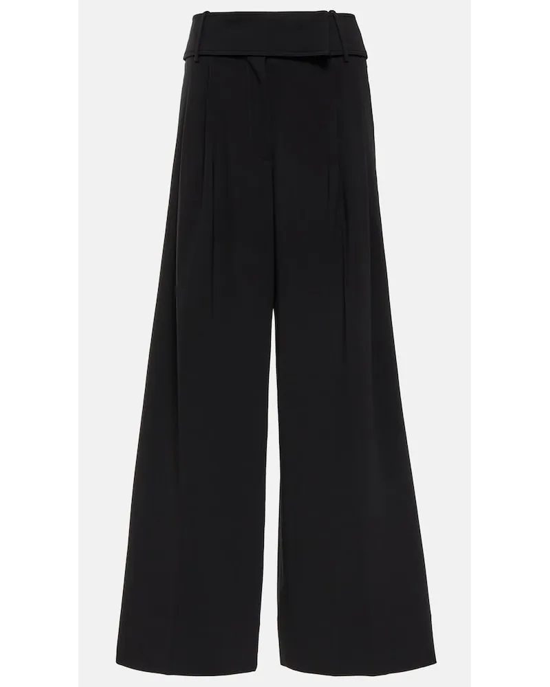 Proenza Schouler Pantaloni in crÃªpe a gamba larga Nero
