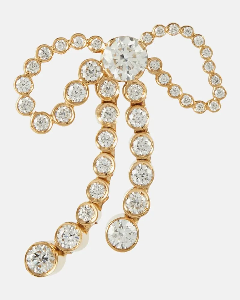 Sophie Bille Brahe Orecchino singolo Rosette de Diamant in oro 18 kt con diamanti Oro