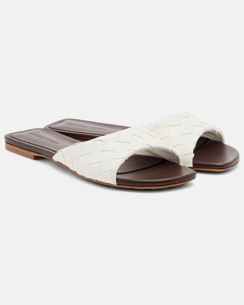 Bottega Veneta Mules Livia in pelle Bianco