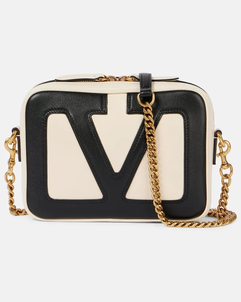 Valentino Garavani Borsa a tracolla Viva Superstar Small in pelle Beige