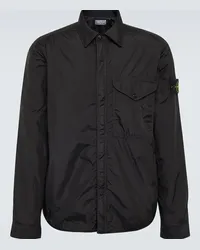 Stone Island Giacca Compass in tessuto tecnico Nero