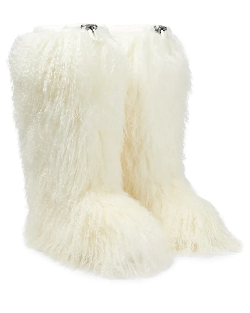 Bogner Stivali Lake Louise in shearling Bianco