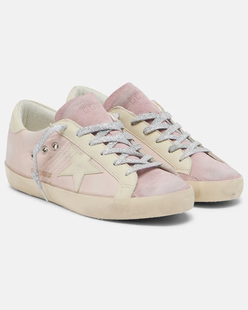 Golden Goose Sneakers Super-Star con suede Rosa