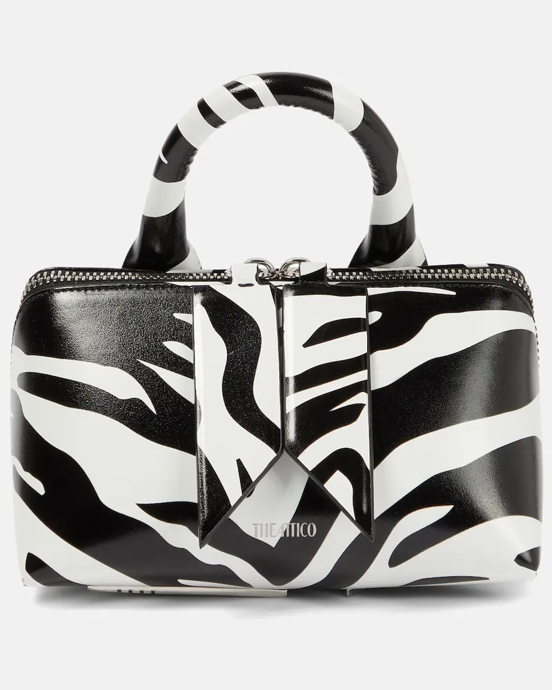 ATTICO Borsa Friday Mini in pelle con stampa Multicolore