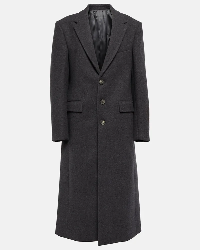 WARDROBE.NYC Cappotto monopetto in lana Grigio