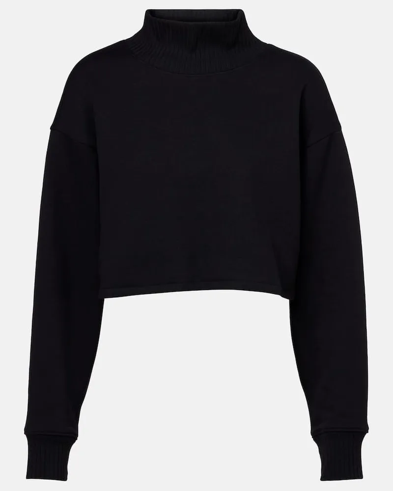 alo Pullover cropped Serenity Nero