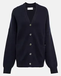 extreme cashmere Cardigan N°24 Tokio in misto cashmere Blu