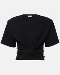 Magda Butrym Top in misto cotone Nero