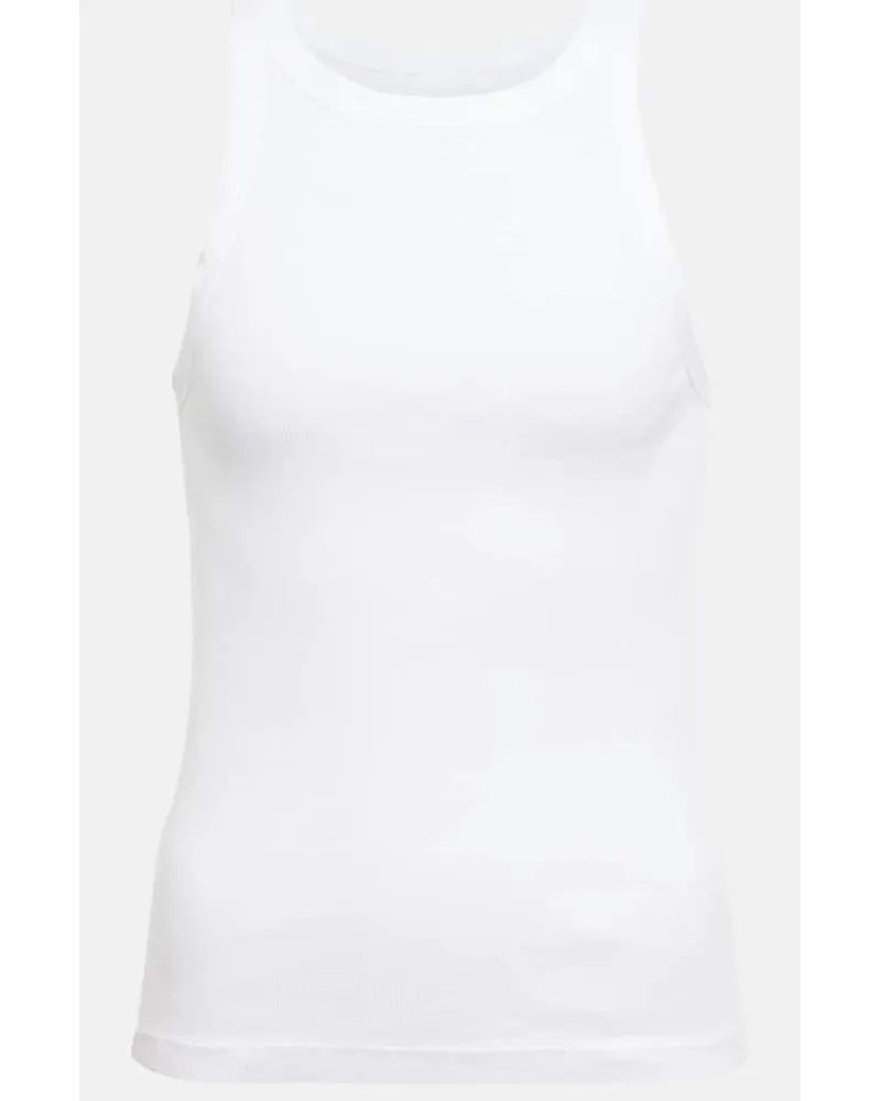 Nili Lotan Top Jennifer in maglia a coste Bianco