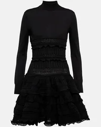 Alaïa Alaïa Miniabito in lana Nero