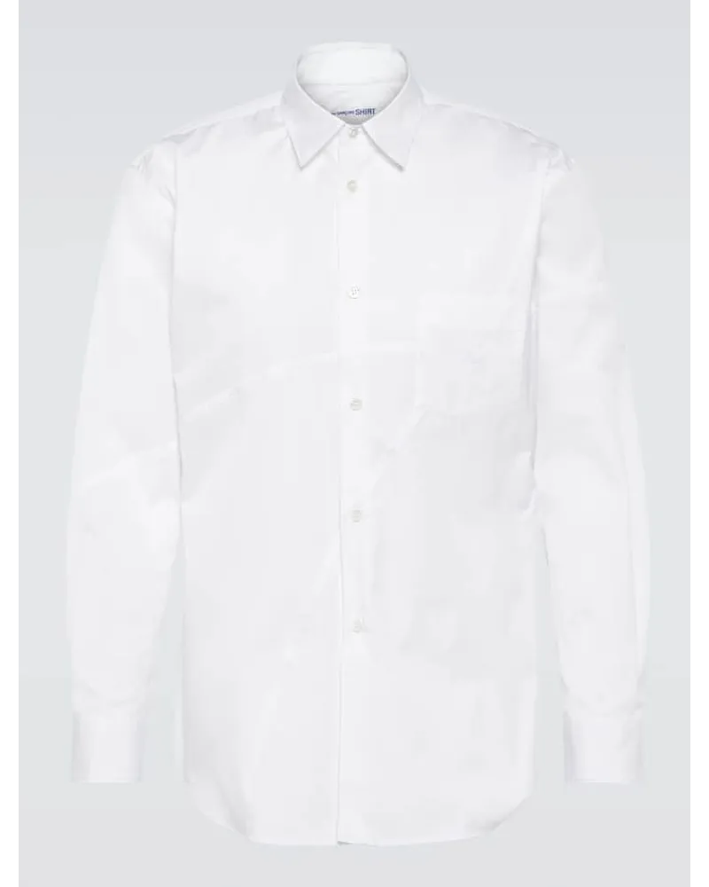 Comme des Garçons Comme des Garçons Shirt Camicia in popeline di cotone Bianco