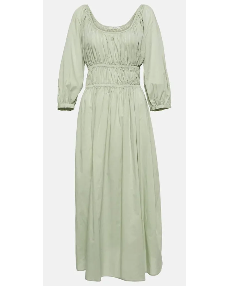 ASCENO Abito midi Andros in cotone Verde