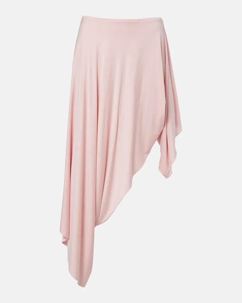 Maison Margiela Gonna midi asimmetrica Rosa