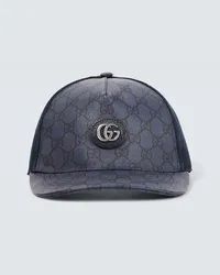 Gucci Cappello da baseball in canvas GG Blu