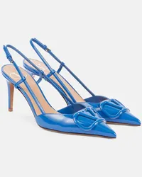 Valentino Garavani Pumps slingback VLogo Signature 80 Blu