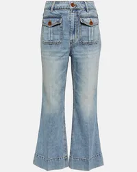 Zimmermann Jeans flared cropped Raie Blu