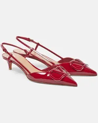 Valentino Garavani Pumps slingback VLogo Signature in vernice Rosso