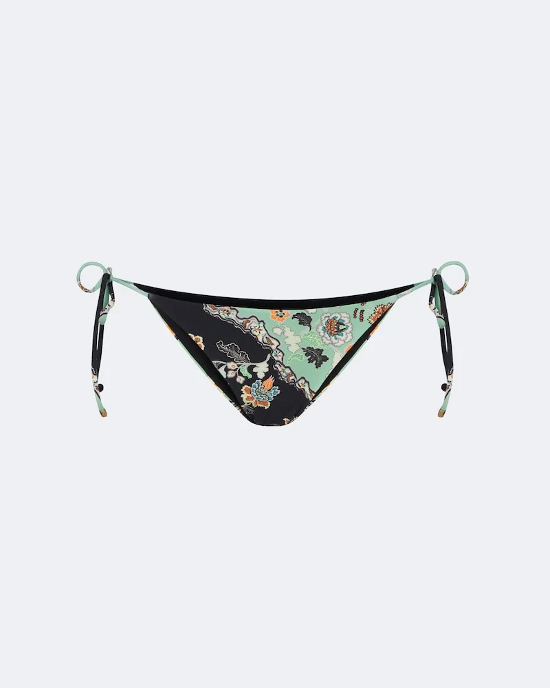 Roberto Cavalli Slip bikini con stampa floreale Multicolore