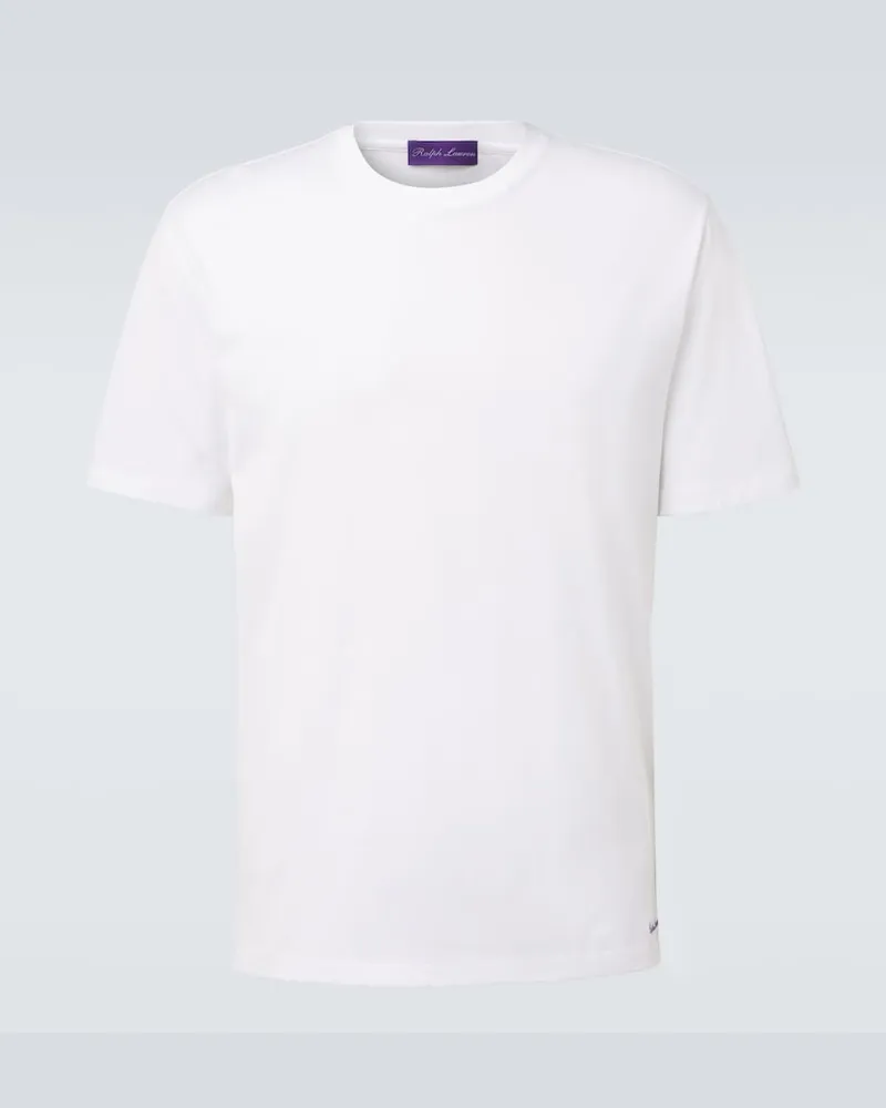 Ralph Lauren T-shirt in jersey di cotone Bianco