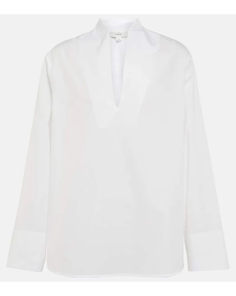 Vince Camicia in cotone Bianco