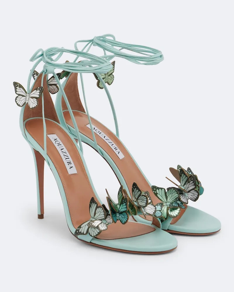 Aquazzura Sandali Papillon in pelle Blu