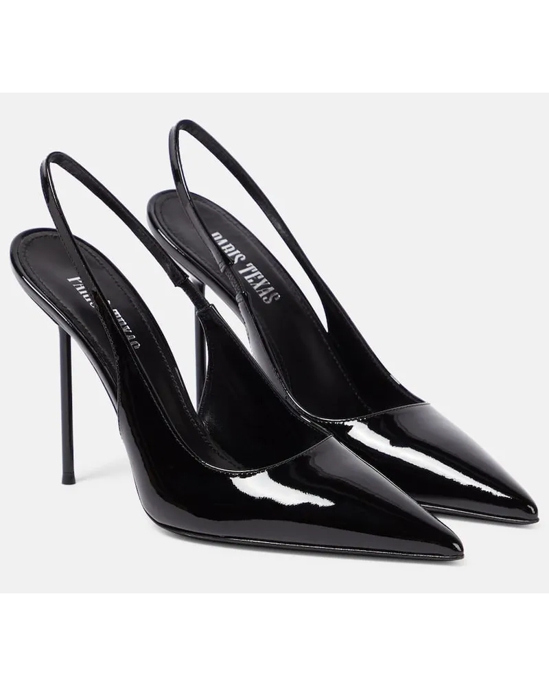 Paris Texas Pumps slingback Lidia in vernice Nero