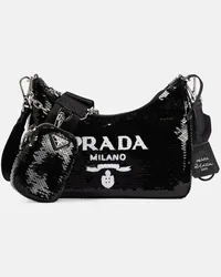 Prada Borsa a spalla Re-Edition 2005 Mini Nero