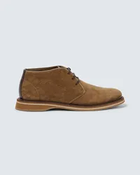 Berluti Stringate Chukka Alessio in nubuk Scritto Marrone