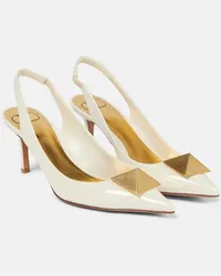 Valentino Garavani Pumps One Stud in vernice Bianco