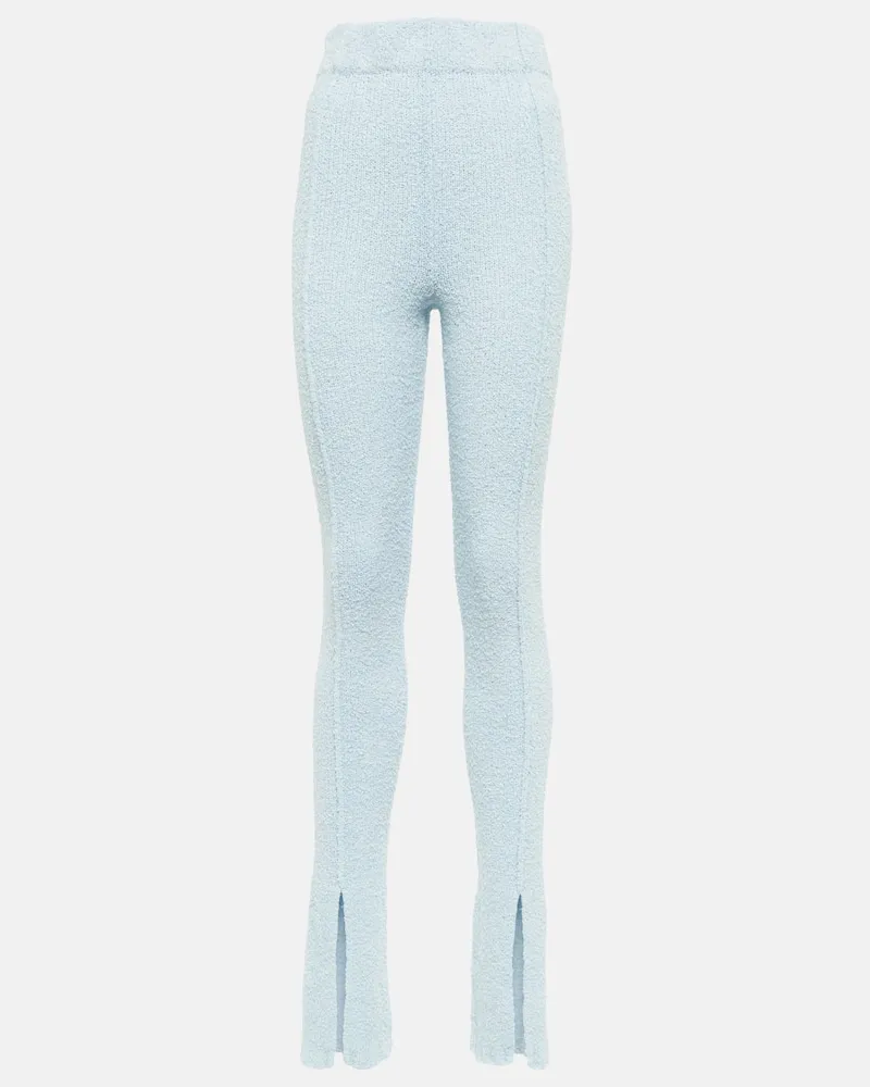 ROTATE Birger Christensen Pantaloni Aliciana in misto cotone Blu