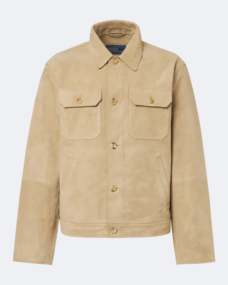 Ralph Lauren Giacca in suede Beige