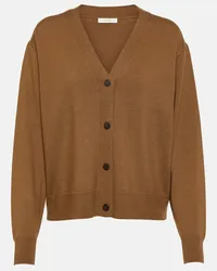 Vince Cardigan in misto lana e cashmere Marrone