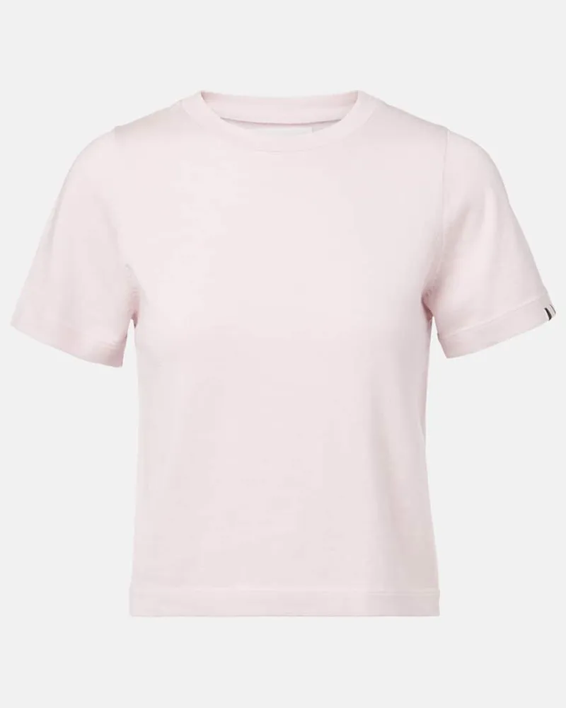 extreme cashmere T-shirt NÂ°267 Tina in cotone e cashmere Rosa