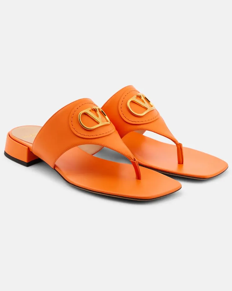 Valentino Garavani Sandali infradito VLogo Signature Arancione