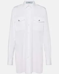 Prada Camicia in cotone Bianco