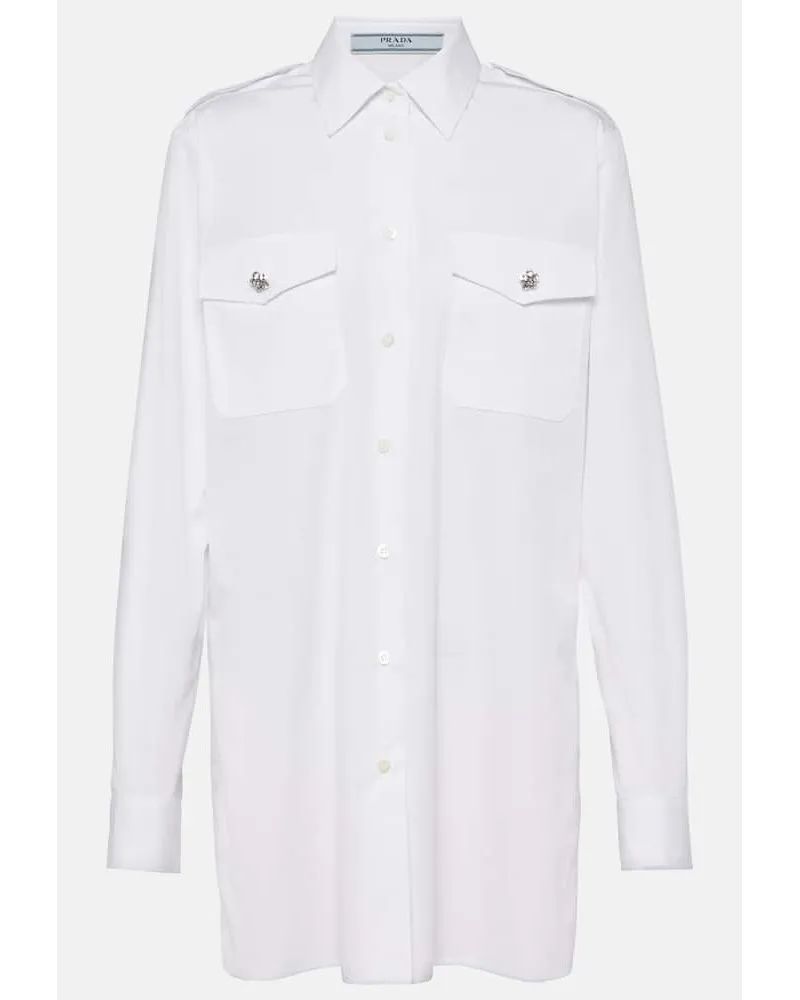 Prada Camicia in cotone Bianco