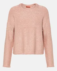 Altuzarra Pullover Yasworth in maglia lamé Rosa