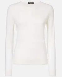 Loro Piana Pullover Piuma in cashmere Bianco