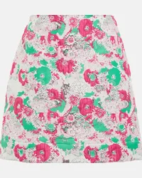 Ganni Minigonna con jacquard Rosa