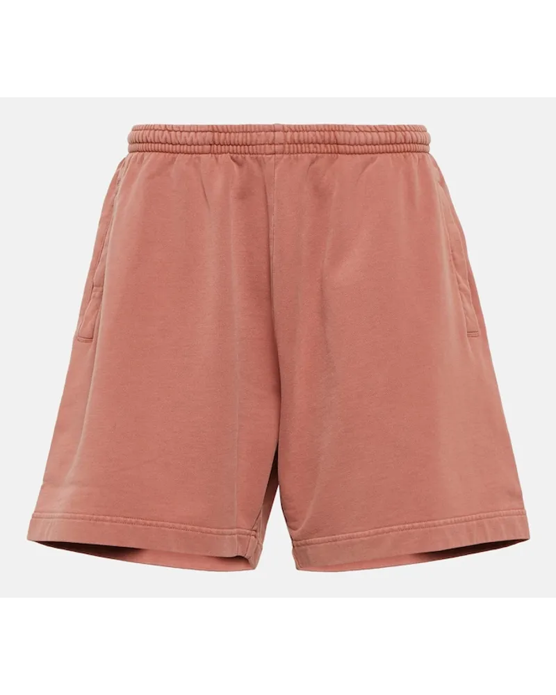 Acne Studios Shorts Rego in pile di cotone Rosa