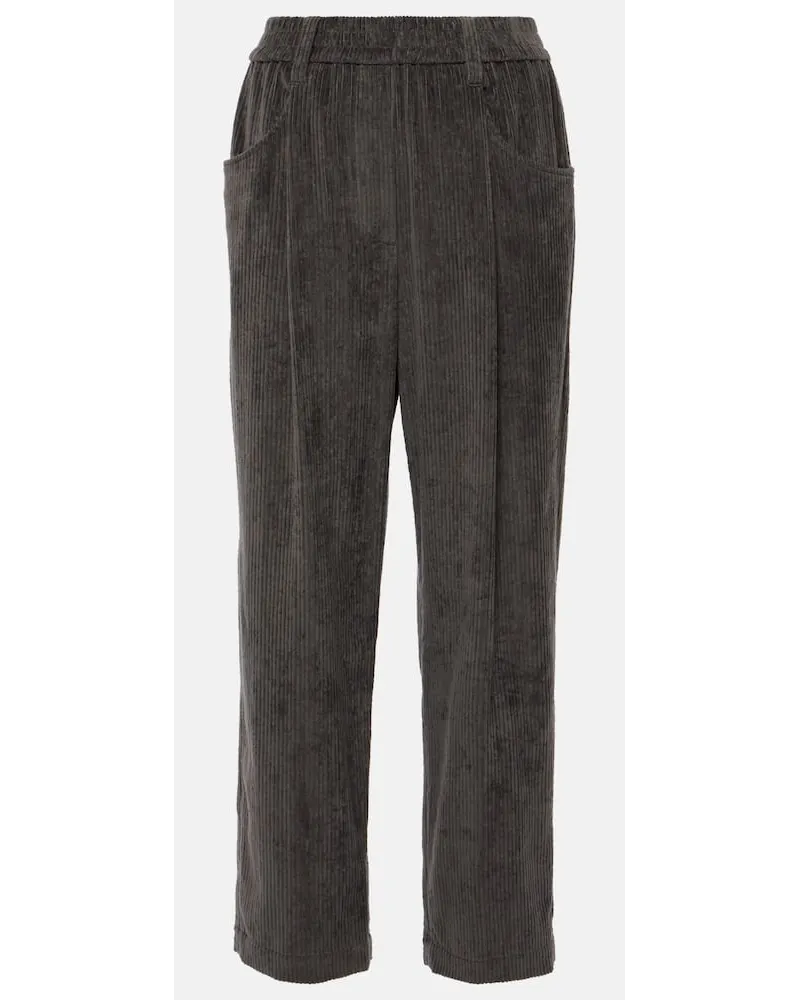 Brunello Cucinelli Pantaloni regular Grigio