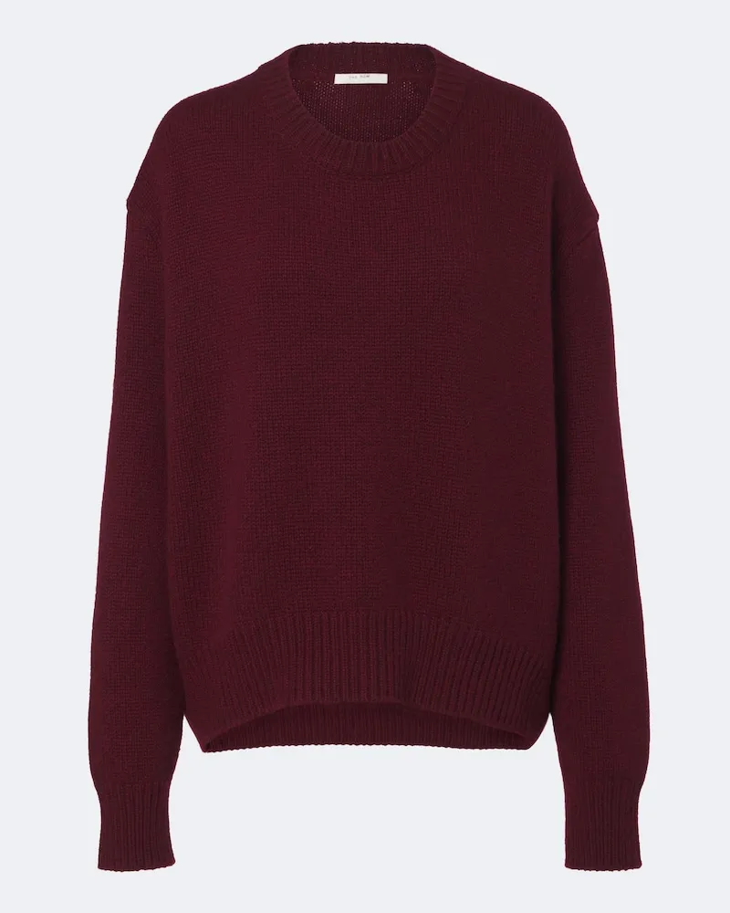 The Row Pullover Parth in cashmere Borgogna
