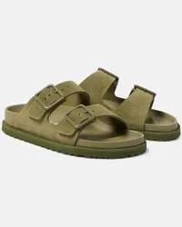 Birkenstock Sandali Arizona in suede Verde