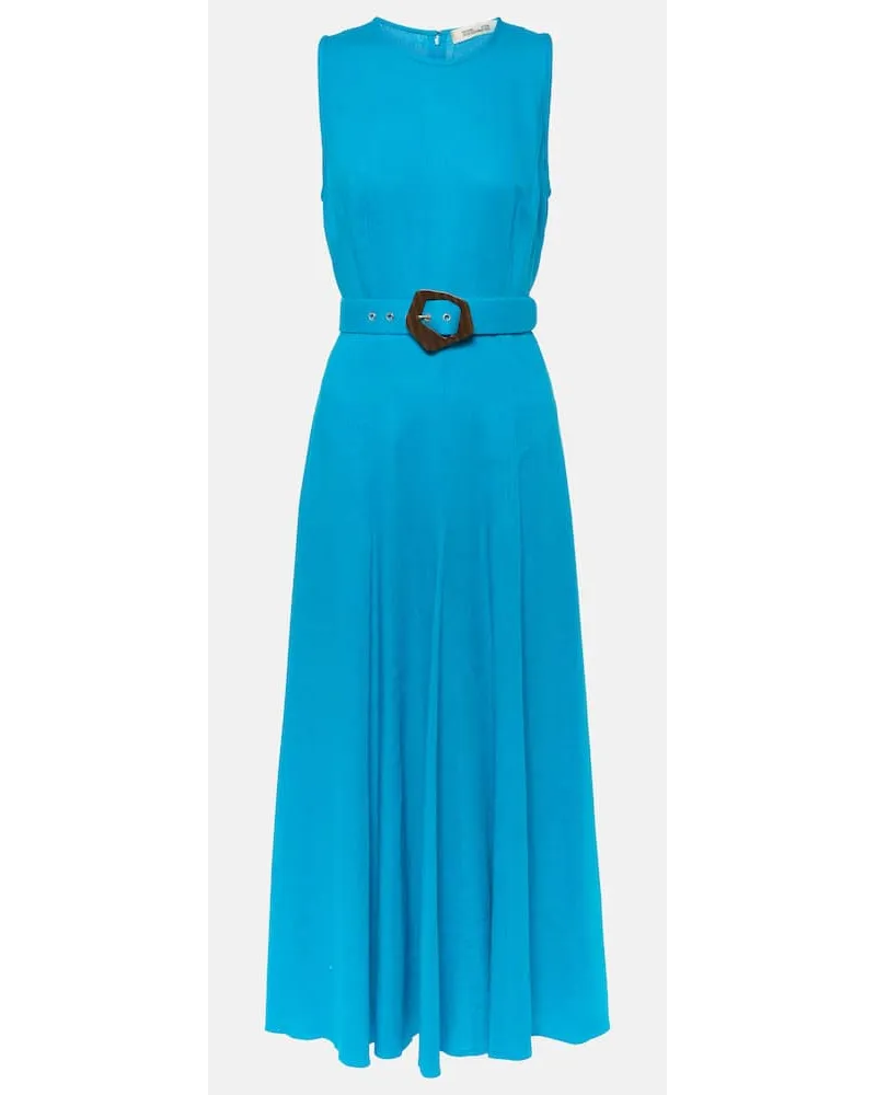 Diane von Furstenberg Abito midi Elliot Blu